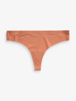 Noir/praline nude/chocolat nude - Lot 3 culottes invisibles et confortables