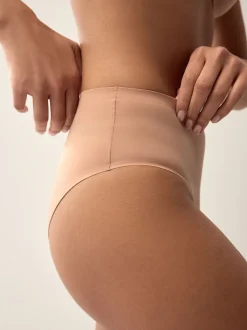 Noir/praline nude/chocolat nude - Lot 3 culottes invisibles et confortables