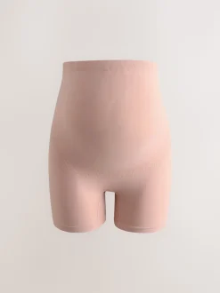 Noir/Rose - Lot de 2 culottes courtes de grossesse