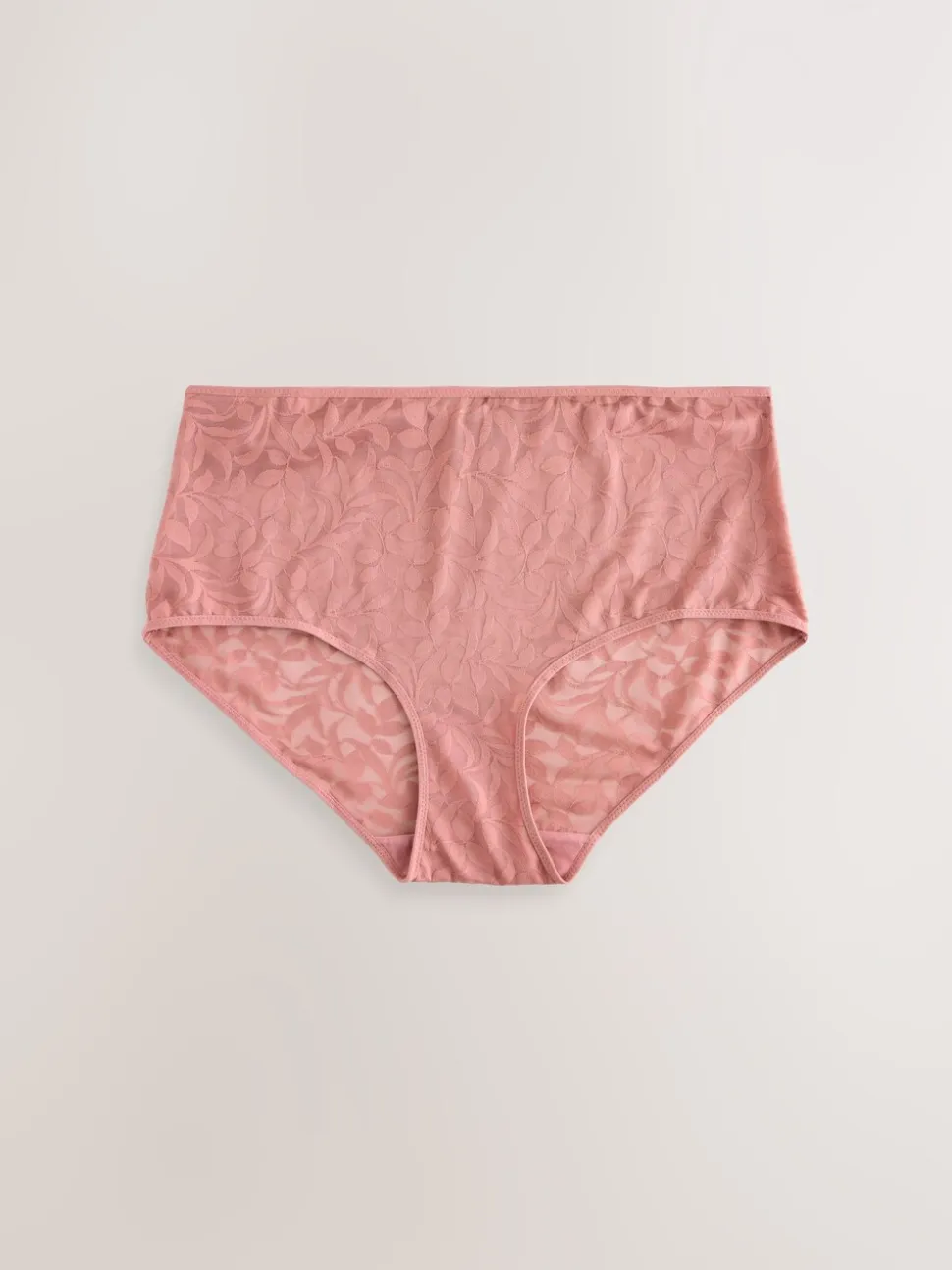 Noir/Rose - Lot de 2 culottes mi-longues en dentelle