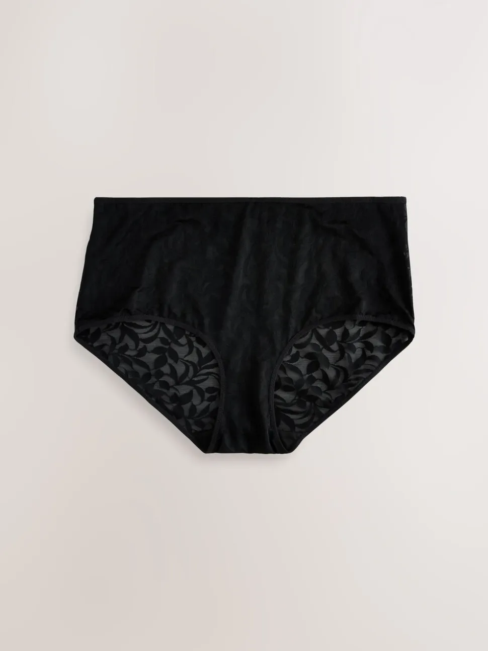 Noir/Rose - Lot de 2 culottes mi-longues en dentelle