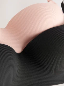 Noir/Rose - Lot de 2 soutiens-gorge Light Pad Non Wire Ultimate Comfort
