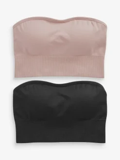 Noir/rose clair - Lot de soutiens-gorge sans 2 bandeau Ultimate Comfort