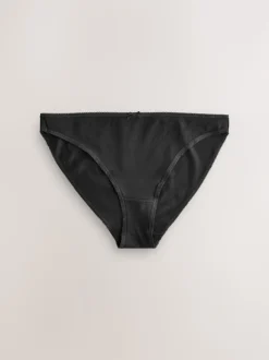 Noir/Rose pâle Nude/Blanc - Culotte en coton riche 5 Pack
