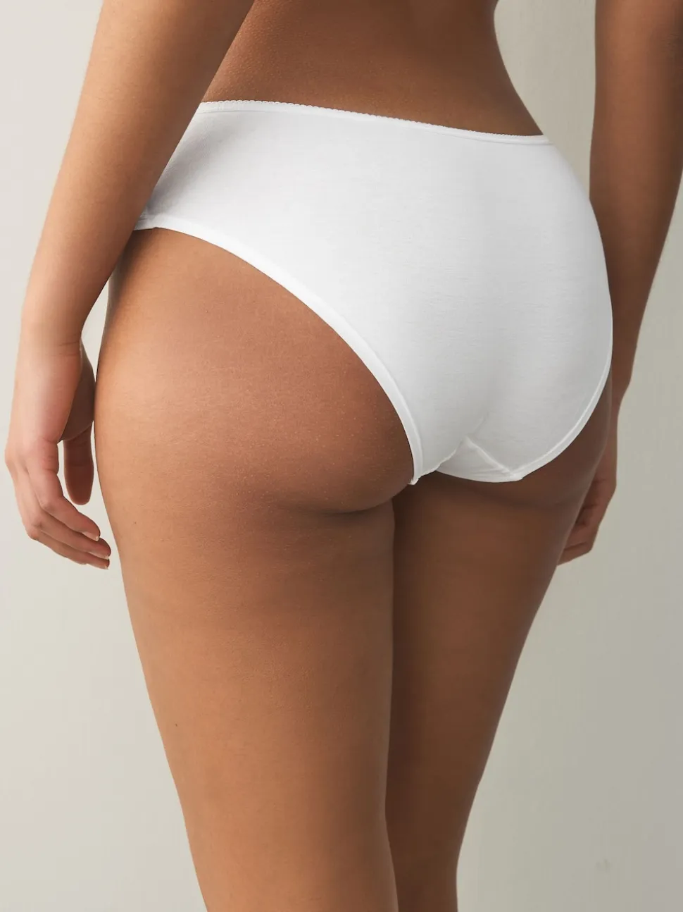 Noir/Rose pâle Nude/Blanc - Culotte en coton riche 5 Pack