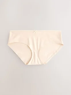 Noir/Rose pâle Nude/Blanc - Culotte en coton riche 5 Pack