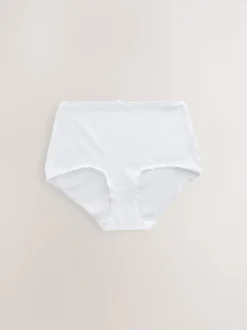 Noir/Rose pâle Nude/Blanc - Culotte en coton riche 5 Pack