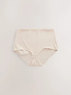 Noir/Rose pâle Nude/Blanc - Culotte en coton riche 5 Pack