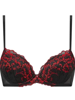 Noir/Rouge - Soutien-gorge Ann Summers sexy en dentelle