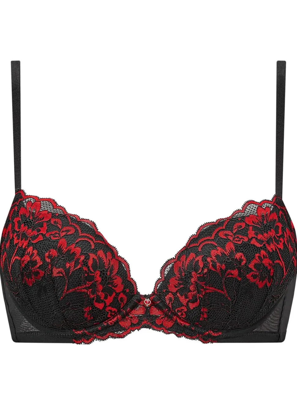 Noir/Rouge - Soutien-gorge Ann Summers sexy en dentelle