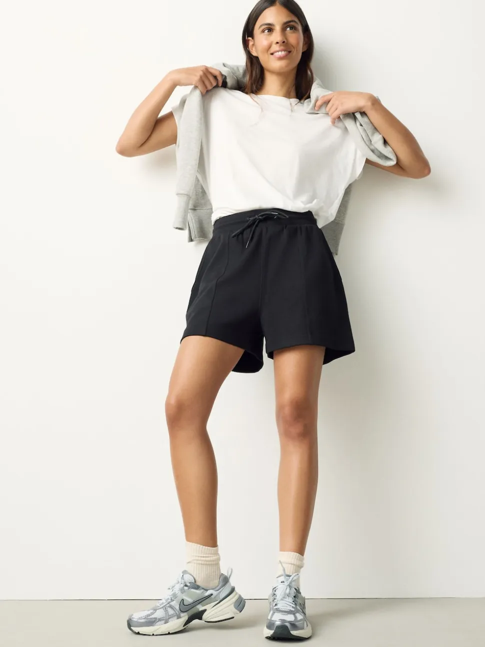 noir/rouge baie - Short en jersey 2 Pack