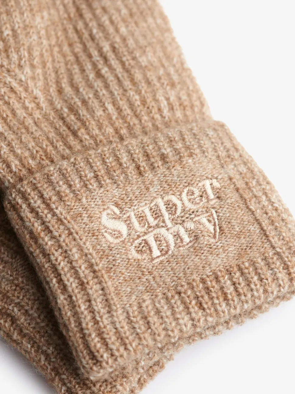 Noix de coco grillée - Gants en tricot côtelé doux de Superdry