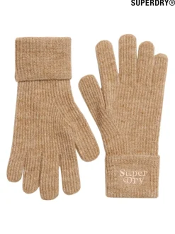 Noix de coco grillée - Gants en tricot côtelé doux de Superdry