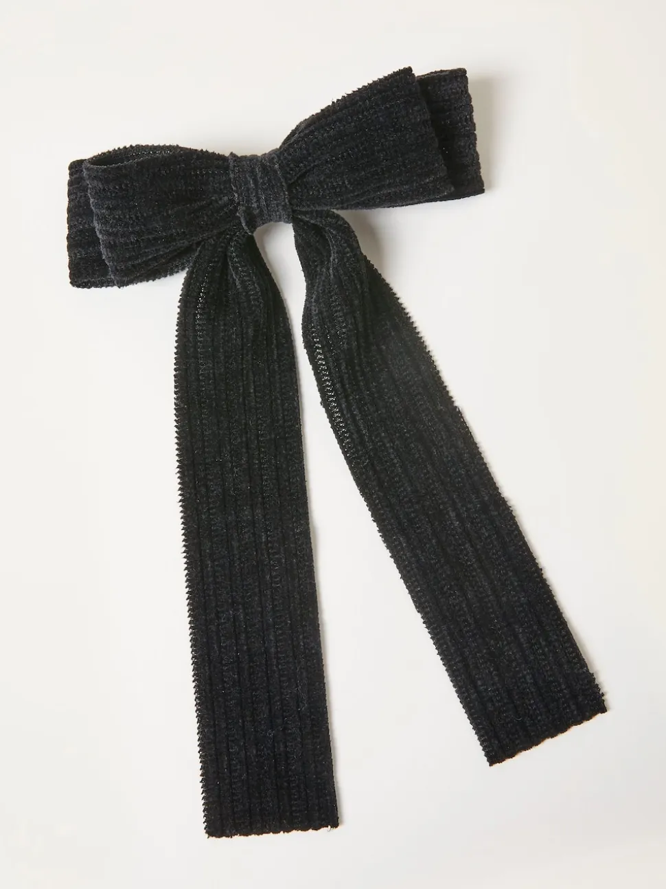 Nœud pour cheveux texturé en velours FatFace