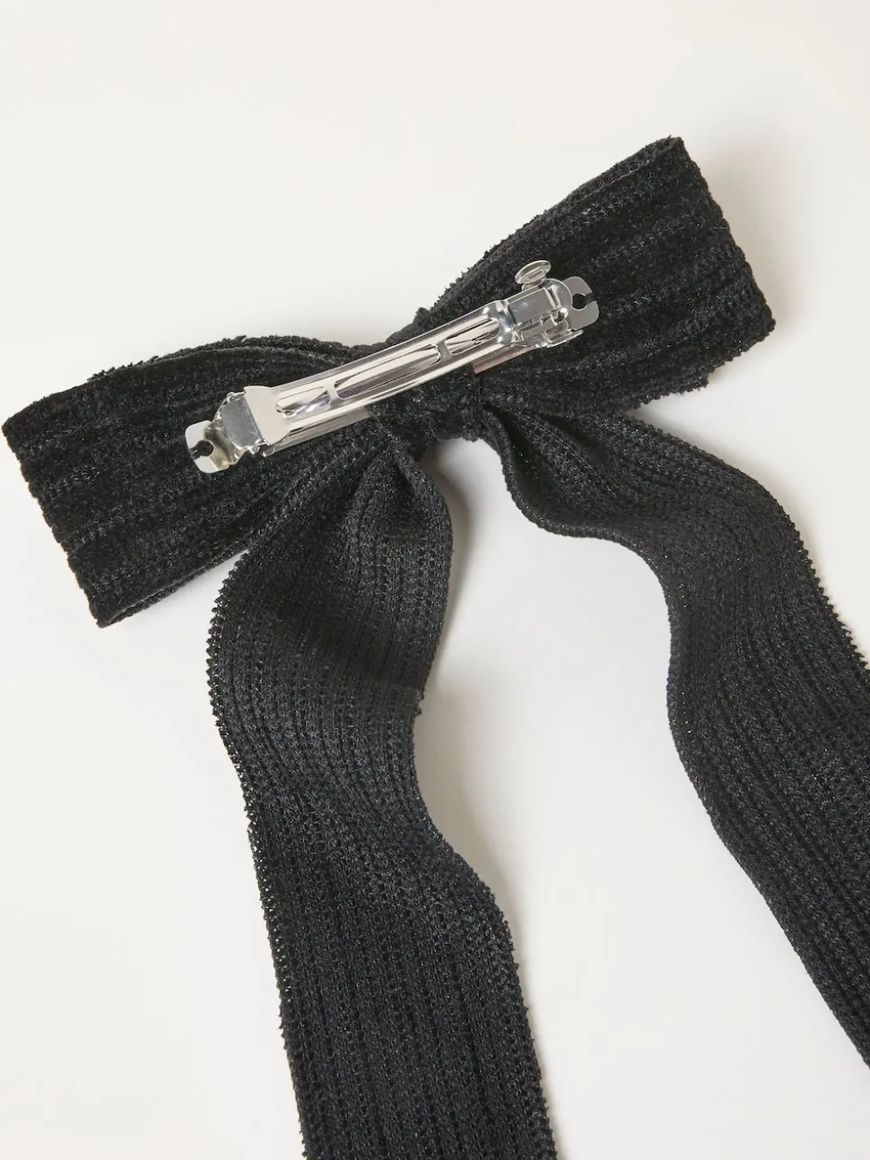 Nœud pour cheveux texturé en velours FatFace