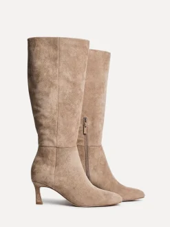 Nude - Bottes à talons aiguilles Linzi Rush à bout pointu