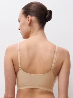 Nude - Chantelle Soutien-gorge extensible sans couture à bretelles rembourrées