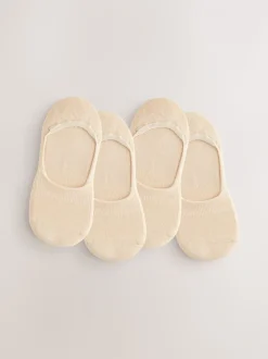 Nude - Chaussettes Invisibles à Semelle Coussin 4 Pack