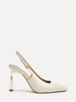 Nude - Linzi Lizzie Courts With Or Chrome Stiletto talons
