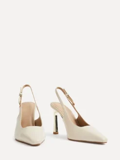Nude - Linzi Lizzie Courts With Or Chrome Stiletto talons