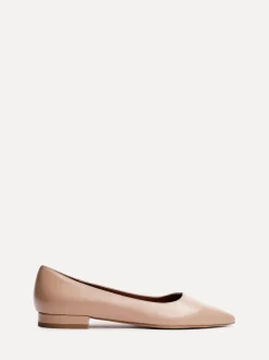 Nude - Linzi Orian Ballet à bout pointu Chaussures plates