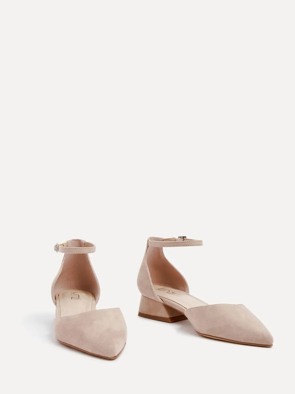 Nude - Linzi talons larges Dolly à petit talon