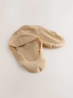 Nude - Lot de 2 paires de chaussettes invisibles transparentes à bord festonné