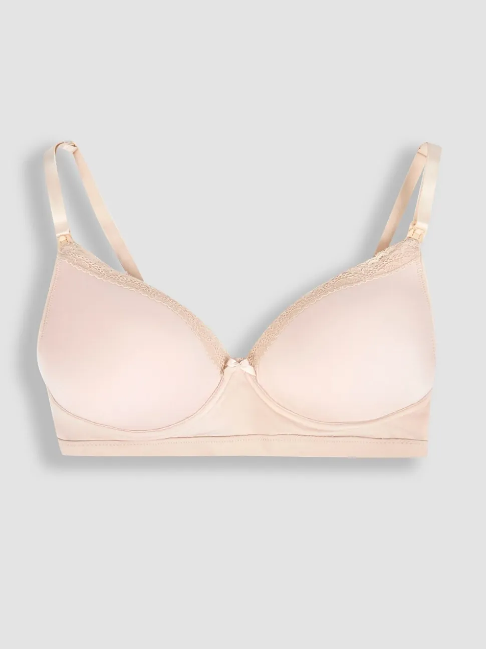 Nude naturel - Jojo Maman Bébé Emma Jane Soutien-gorge d'allaitement avec bordures en dentelle