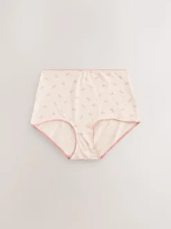 Nœuds bleus - Culotte en coton riche 7 Pack