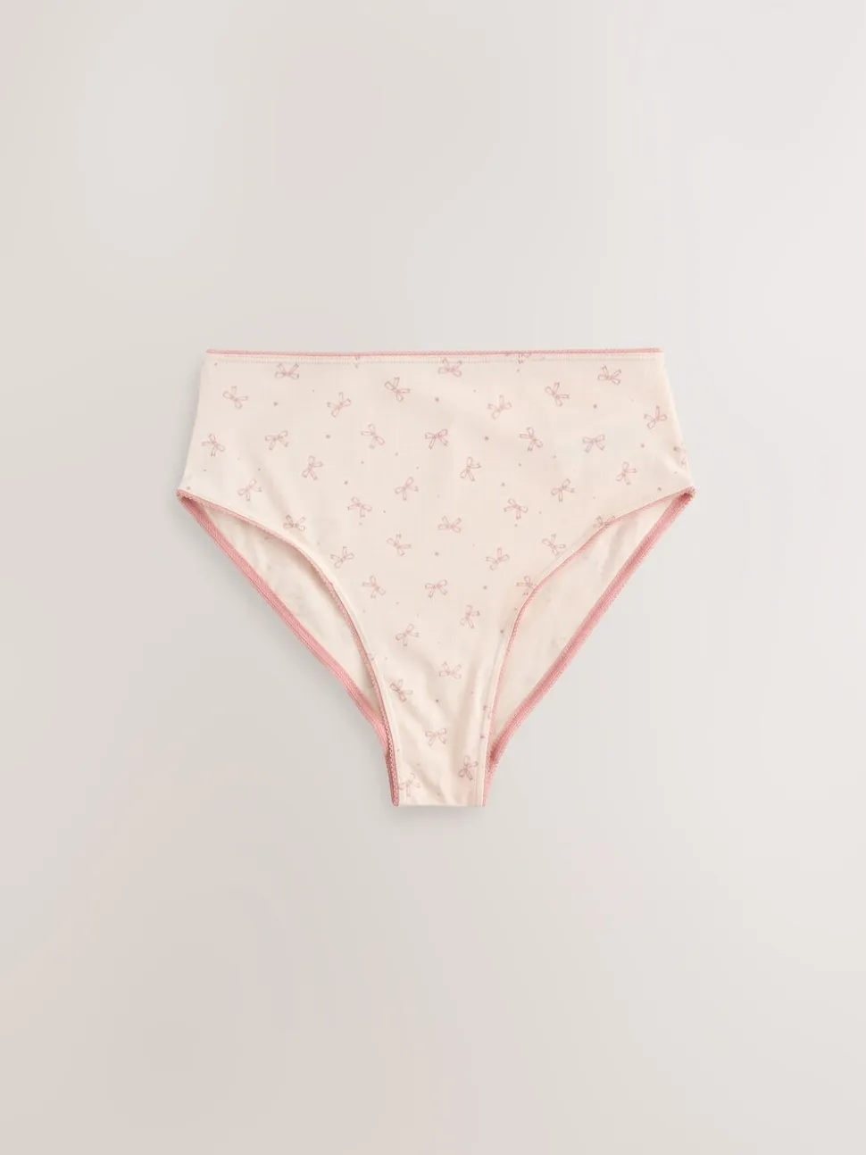 Nœuds bleus - Culotte en coton riche 7 Pack