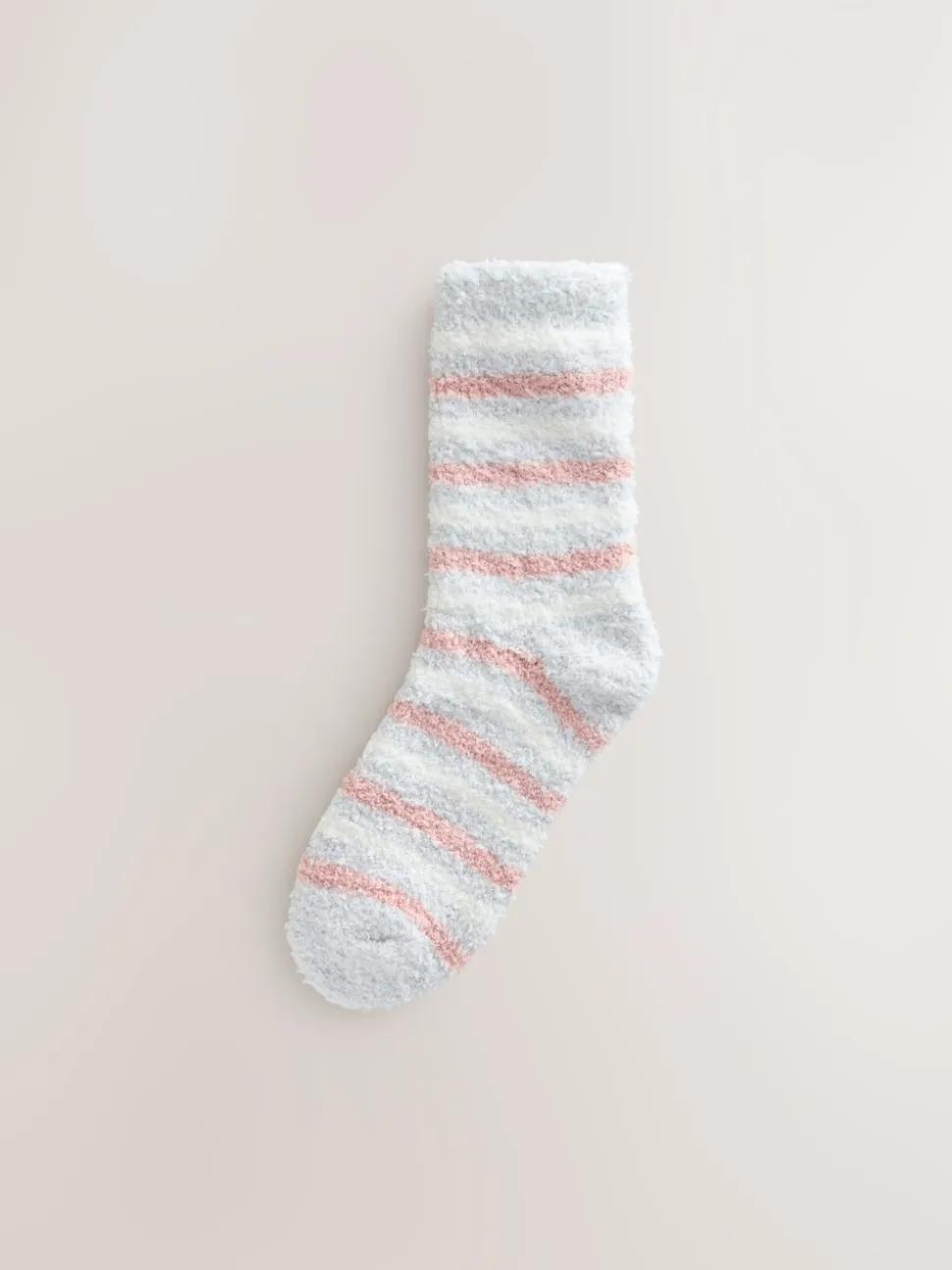 Nœuds rose/gris - Lot de 4 paires de chaussettes douillettes