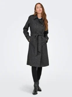 ONLY Manteau d’hiver à chevrons