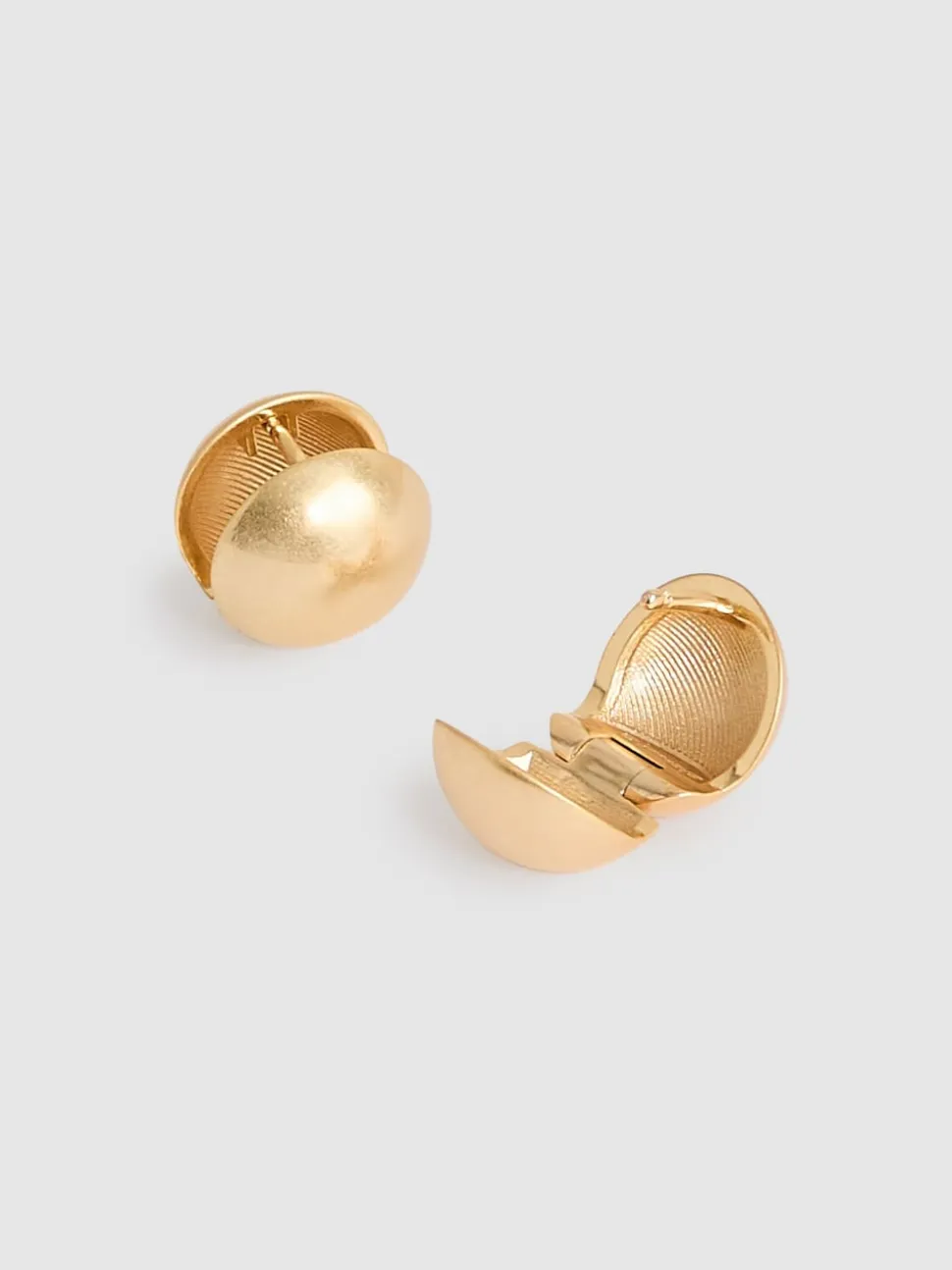 Or - Boucles d’oreilles Reiss Pollie Huggie Polished Ball Huggie