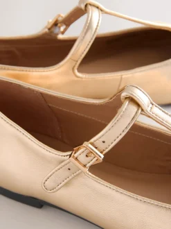Or - Chaussures Forever Comfort® Mary Jane en cuir