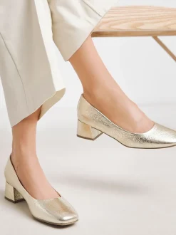 Or - Escarpins Heavenly Soles By JD Williams à talons bas