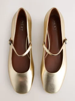 Or - Forever Comfort® Chaussures Mary Jane à bouts carrés