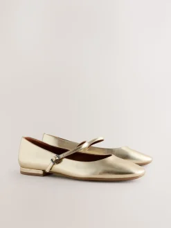 Or - Forever Comfort® Chaussures Mary Jane à bouts carrés