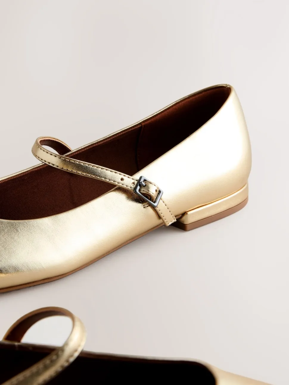 Or - Forever Comfort® Chaussures Mary Jane à bouts carrés