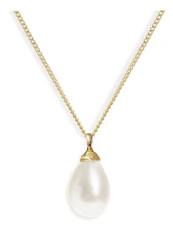 Or - Ivoire & Co Westbury Pearl Pendentif tombant