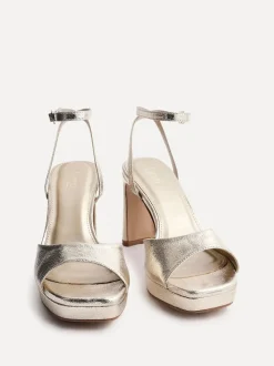 Or - Linzi talons blocs de plateforme Diva