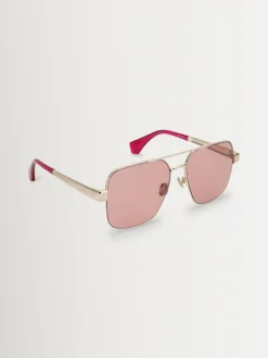Or - Lunettes de soleil Vivienne Westwood Cowboy VW5100 400 brillants