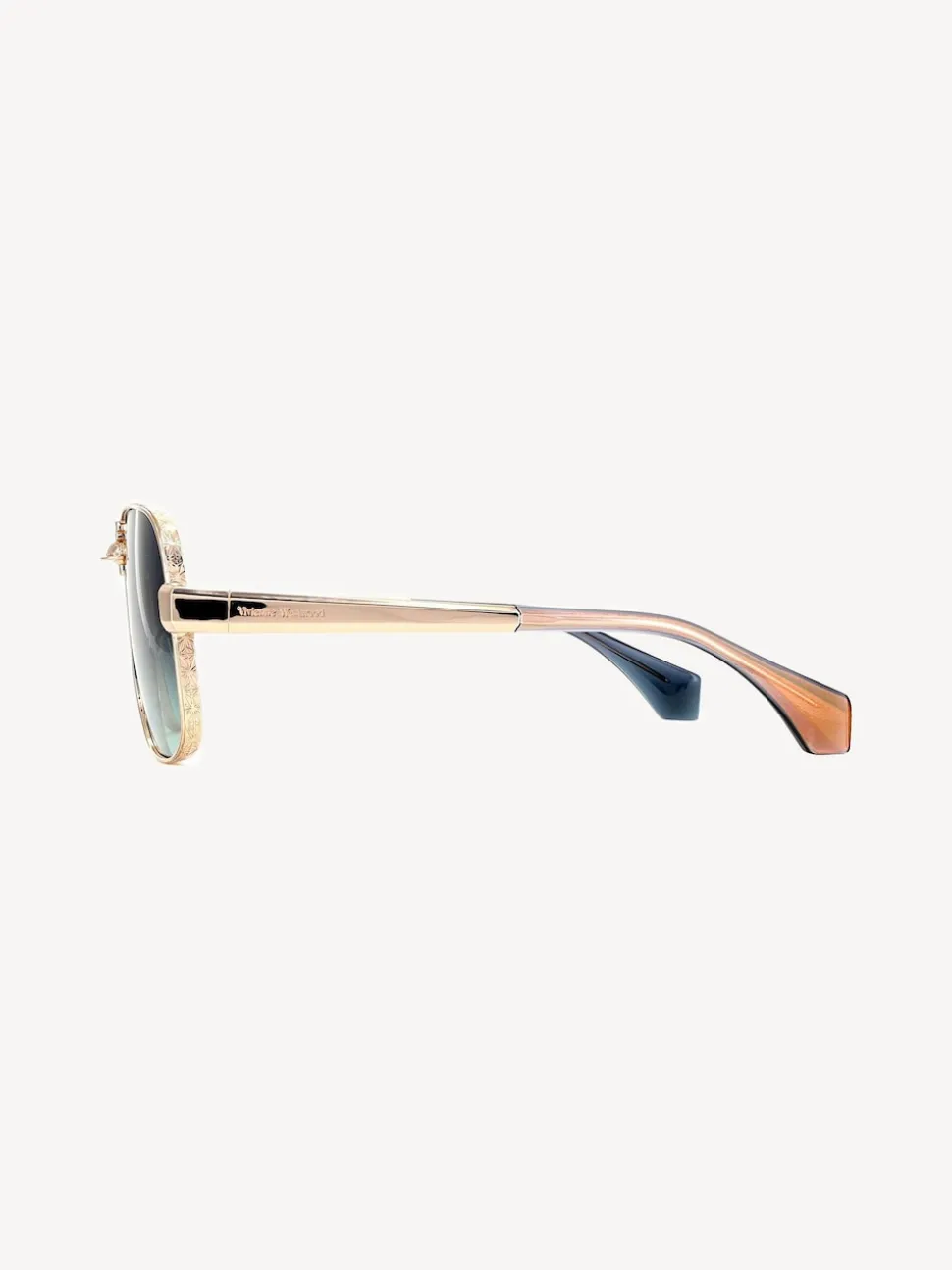 Or - Lunettes de soleil Vivienne Westwood Keith VW5101 410 Shiny
