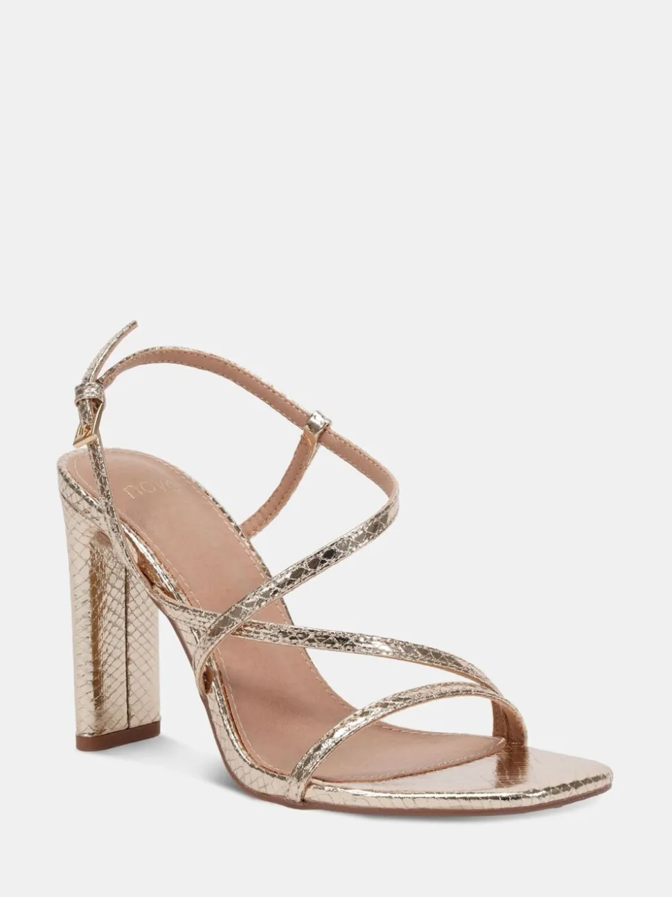 Or - Novo Sandales MONDRIAN à talons et lanières
