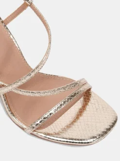 Or - Novo Sandales MONDRIAN à talons et lanières