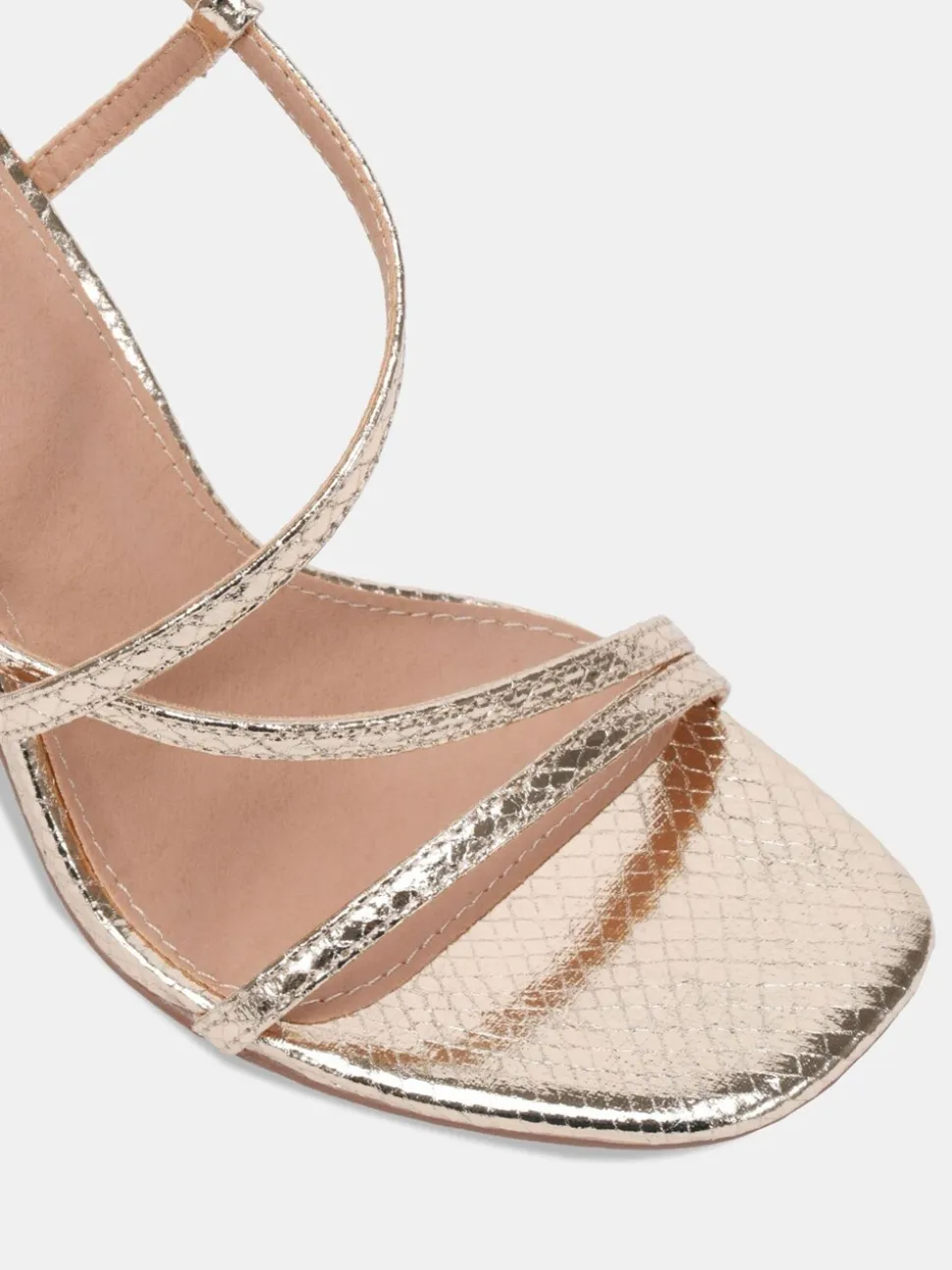 Or - Novo Sandales MONDRIAN à talons et lanières