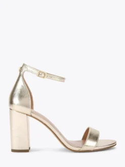 Or - Sandales Carvela Capo à talon carré