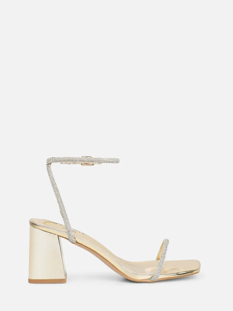 Or - Sandales Simmi London Ciel à talons bas et blocs