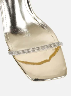 Or - Sandales Simmi London Ciel à talons bas et blocs