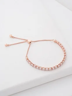 Or - Ted Baker Tone Melrah: Bracelet Curseur Icon Crystal, cristal transparent