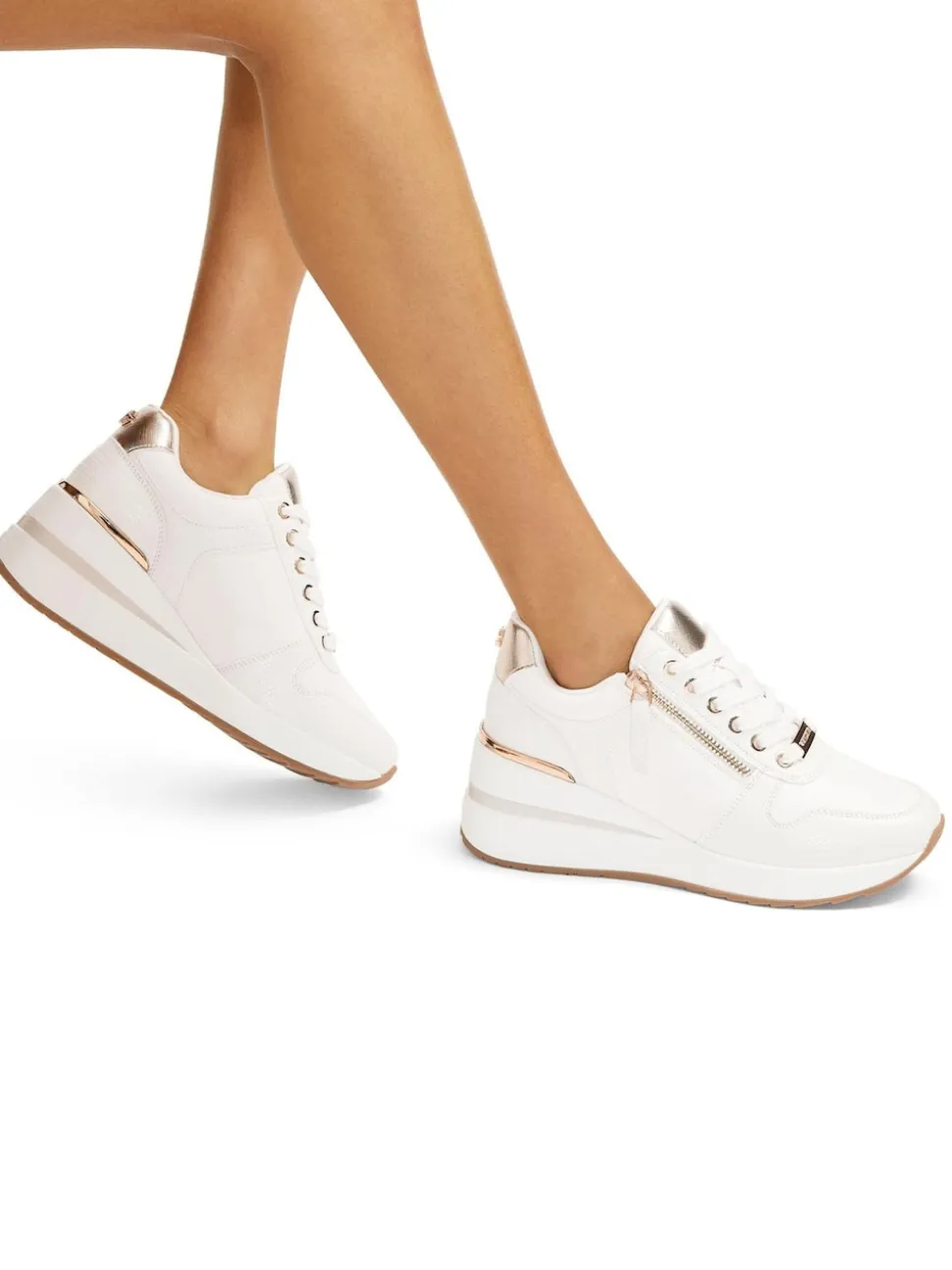 Or Chrome - Baskets Carvela Compensées taille haute